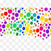 缤纷水彩圆点背景矢量素材-空若网 缤纷水彩圆点背景矢量素材-空若网