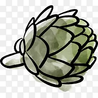 手绘蔬菜元素-空若网 手绘蔬菜元素-空若网