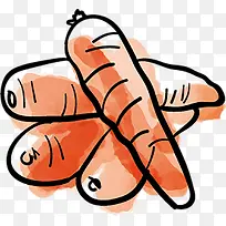 手绘蔬菜元素-空若网 手绘蔬菜元素-空若网