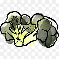 手绘蔬菜元素-空若网 手绘蔬菜元素-空若网