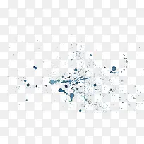 蓝色水彩效果-空若网 蓝色水彩效果-空若网