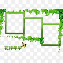绿色画框-空若网 绿色画框-空若网