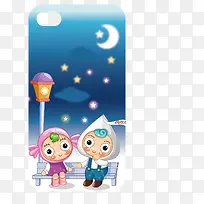 卡通元素手机壳-空若网 卡通元素手机壳-空若网