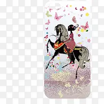 骑马矢量手机壳-空若网 骑马矢量手机壳-空若网