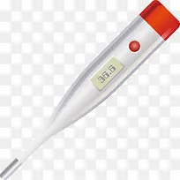 红色水银温度计元素-空若网 红色水银温度计元素-空若网