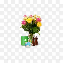 花杯子和西洋棋-空若网 花杯子和西洋棋-空若网