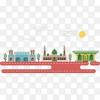 扁平化城市建筑-空若网 扁平化城市建筑-空若网