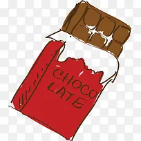 手绘卡通瑞士巧克力-空若网 手绘卡通瑞士巧克力-空若网