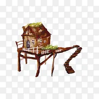 小房子卡通灰色可爱小木屋-空若网 小房子卡通灰色可爱小木屋-空若网