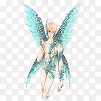 唯美男生小精灵手绘-空若网 唯美男生小精灵手绘-空若网