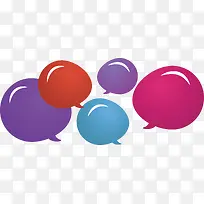 彩色对话气泡-空若网 彩色对话气泡-空若网