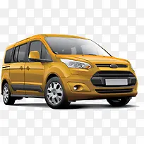 卡通手绘黄色卡通汽车-空若网 卡通手绘黄色卡通汽车-空若网