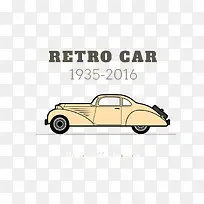 卡通手绘黄色汽车-空若网 卡通手绘黄色汽车-空若网