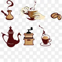 咖啡制作元素-空若网 咖啡制作元素-空若网