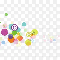 彩色漂浮装饰圆点-空若网 彩色漂浮装饰圆点-空若网