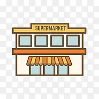 卡通简约超市大卖场-空若网 卡通简约超市大卖场-空若网
