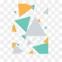 黄绿色三角形花纹-空若网 黄绿色三角形花纹-空若网