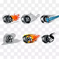 汽车车轮燃尽-轮胎-空若网 汽车车轮燃尽-轮胎-空若网