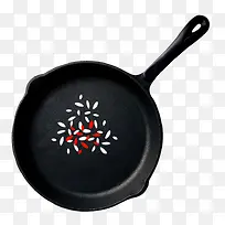 黑色平底锅厨房用具-空若网 黑色平底锅厨房用具-空若网