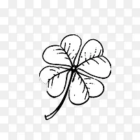 四叶草水性笔画-空若网 四叶草水性笔画-空若网