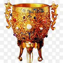 黄金宝石酒杯印章-空若网 黄金宝石酒杯印章-空若网