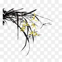 水墨画植物素材-空若网 水墨画植物素材-空若网