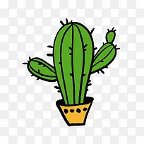 小清新插画广告设计卡通盆栽-空若网 小清新插画广告设计卡通盆栽-空若网