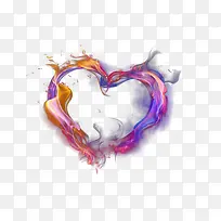 烟雾爱心-空若网 烟雾爱心-空若网