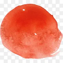 橘红色水彩效果-空若网 橘红色水彩效果-空若网