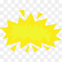 黄色电商促销爆炸贴-空若网 黄色电商促销爆炸贴-空若网