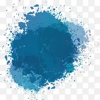蓝色水彩泼墨效果-空若网 蓝色水彩泼墨效果-空若网