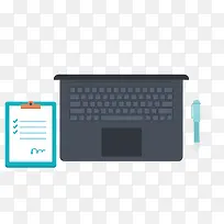 矢量笔记本电脑笔记素材-空若网 矢量笔记本电脑笔记素材-空若网