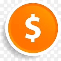 白色美元标志-空若网 白色美元标志-空若网