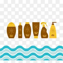 手绘的防晒霜-空若网 手绘的防晒霜-空若网