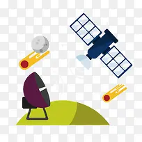 扁平化卫星设计图案-空若网 扁平化卫星设计图案-空若网