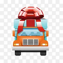 装着大礼盒的卡车-空若网 装着大礼盒的卡车-空若网