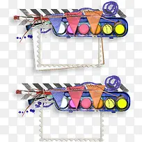 ��ɫ�̱߿�-������