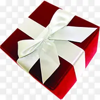 手绘白色精致礼盒-空若网 手绘白色精致礼盒-空若网