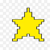 矢量卡通扁平化马赛克星星-空若网 矢量卡通扁平化马赛克星星-空若网