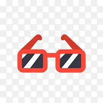 矢量卡通扁平化太阳镜png-空若网 矢量卡通扁平化太阳镜png-空若网