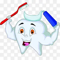 可爱卡通牙齿-空若网 可爱卡通牙齿-空若网