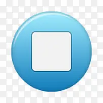 蓝色按钮停止primo_icons-空若网 蓝色按钮停止primo_icons-空若网