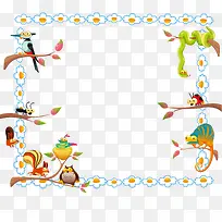 矢量春天边框-空若网 矢量春天边框-空若网