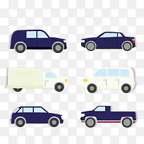 扁平化车辆设计矢量图-空若网 扁平化车辆设计矢量图-空若网