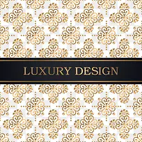 矢量金色欧式花纹背景-空若网 矢量金色欧式花纹背景-空若网