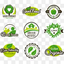 绿色环保标签矢量素材,-空若网 绿色环保标签矢量素材,-空若网