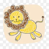 卡通可爱小动物装饰设计动物头像-空若网 卡通可爱小动物装饰设计动物头像-空若网