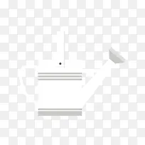 矢量白色喷水壶-空若网 矢量白色喷水壶-空若网