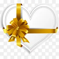 圣诞节白色爱心贺卡-空若网 圣诞节白色爱心贺卡-空若网