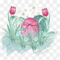 手绘郁金香免抠素材-空若网 手绘郁金香免抠素材-空若网